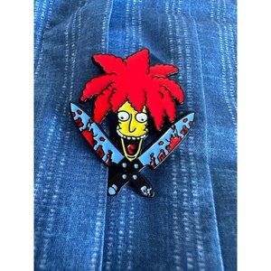 SIMPSONS Sideshow Bob Enamel Lapel Pin NEW